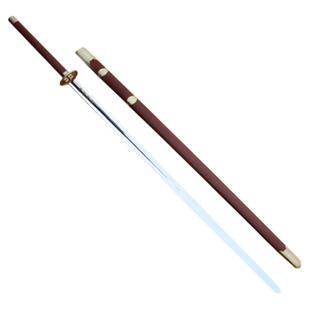 永生不锈钢双手剑太极剑杨氏苗剑表演剑半硬剑八卦长剑晨练未开刃