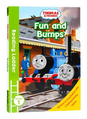 进口英文原版正版 托马斯和朋友们Thomas Friends: Fun and Bumps托马斯分级阅读入门级Reading Ladder Level 1英语故事书儿童绘本