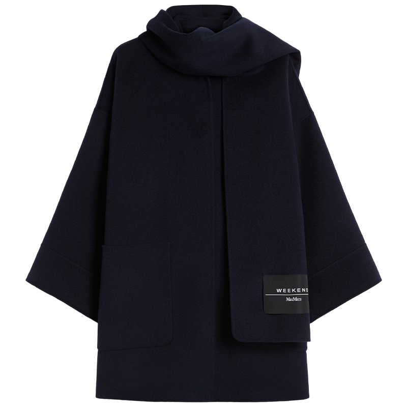 【春夏新降】Weekend MaxMara 26女装围巾领中长款大衣5081016106