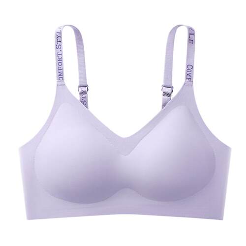 乳胶无痕内衣女士2025新款爆款小胸无钢圈收副乳防下垂文胸罩吊带