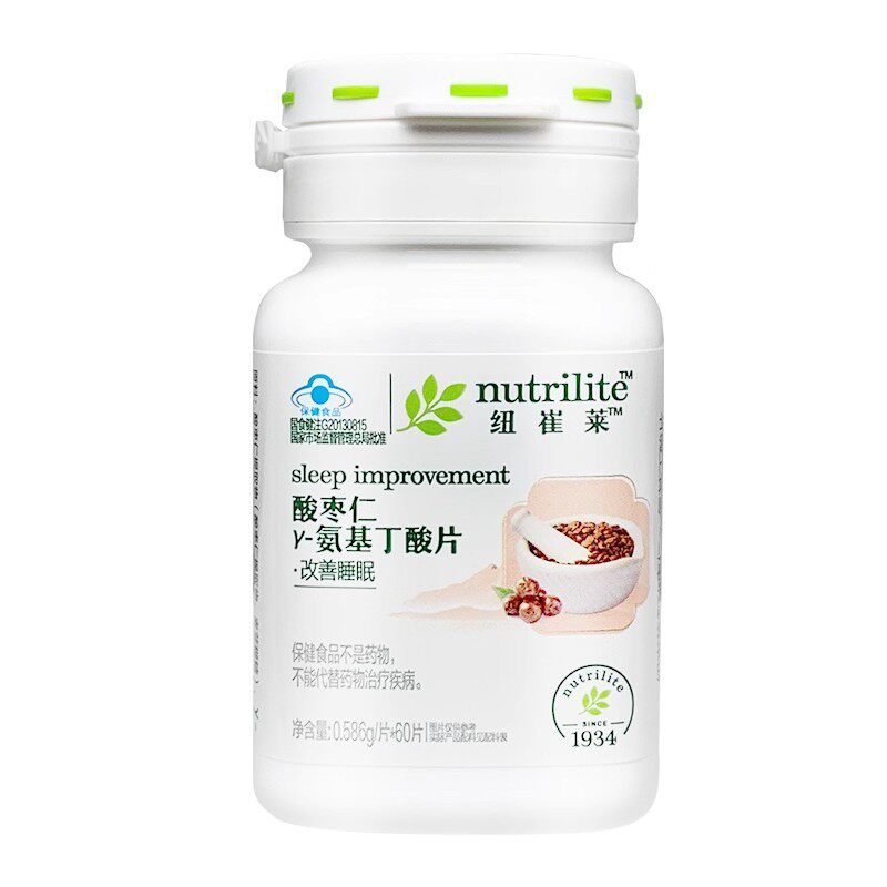 安利新款纽崔莱片安神助倍益舒多梦帮助调理睡眠酸枣仁倍益舒片