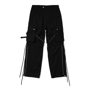 FVVO 2023AW  RIVET CARGO PANTS  铆钉绑带工装裤
