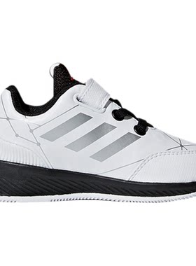 Adidas/阿迪达斯正品白黑色网面婴幼童运动鞋跑步鞋CQ0120