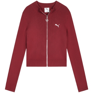 滔搏puma彪马女子运动休闲舒适毛衣开衫外套63617327