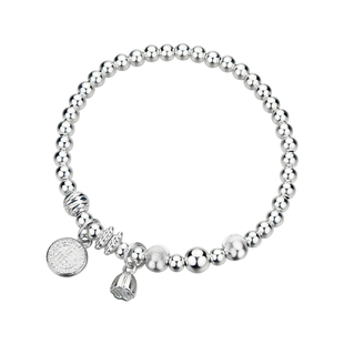 顺庆银楼足银S999女款莲蓬福禄手链轻奢小众高级感百搭送新年礼物