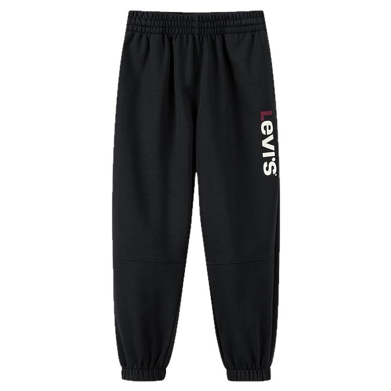 【加绒】李维斯童装男童裤子2025冬季新款儿童长裤保暖裤运动裤潮