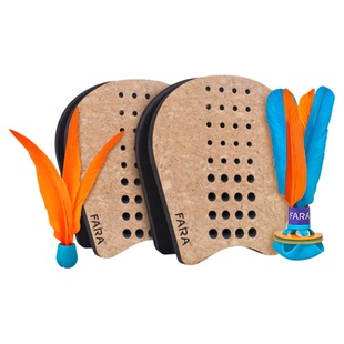 FARA活力手拍亲子互动游戏运动毽拍室内竞技羽毛球户外玩具板羽球