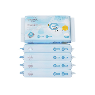 【百亿】益初云柔巾40抽5包新生婴儿初生擦脸鼻乳霜保湿云柔纸巾