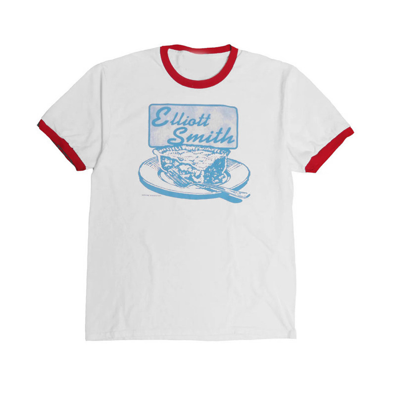 艾略特·史密斯派Elliott Smith Pie民谣摇滚乐队纯棉休闲短袖T恤