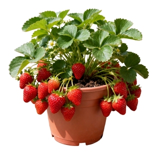 草莓苗秧盆栽优质奶油四季结果脱毒玄玉草莓新苗特大号批发果树苗