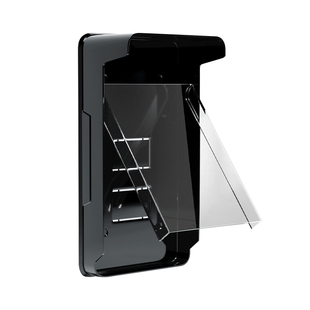 人脸指纹门禁机防水罩开关室外防雨遮阳罩透明门禁户外保护罩