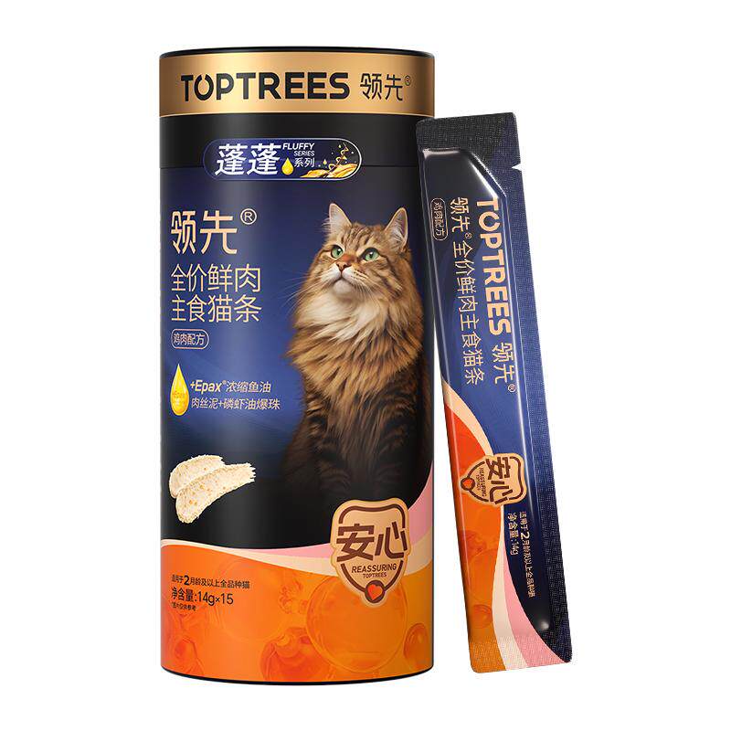 Toptrees蓬蓬猫条鸡肉口味