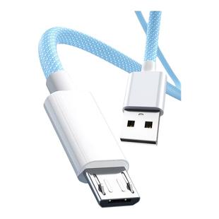 广逸 安卓数据线6a充电线4A快充适用华为荣耀vivo小米oppo红米micro手机闪充通用usb充电宝线加长2米接口100w