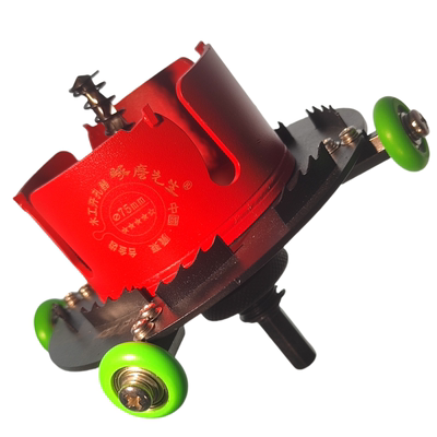 无边框射灯筒灯开孔器沉台限位轮