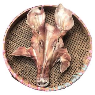 安徽特产腊猪脸六安农家自制风干咸猪脸猪头皮腊猪嘴腊猪脸皮腊味