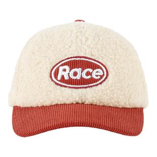 儿童帽子秋冬羊羔绒鸭舌帽女孩红色保暖帽冬季男童女童加厚棒球帽