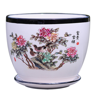 中国风室内阳台多肉植物花盆陶瓷