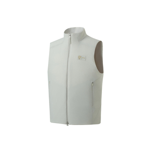 李宁金标系列丨鹅绒羽绒马甲男士官方冬季新款保暖防风商务羽绒服