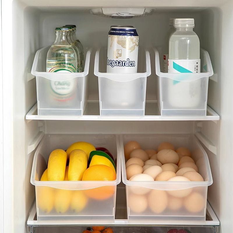 厨房冰箱收纳盒置物筐鸡蛋整理口蔬菜篮橱柜收纳多功能斜筐盒用放