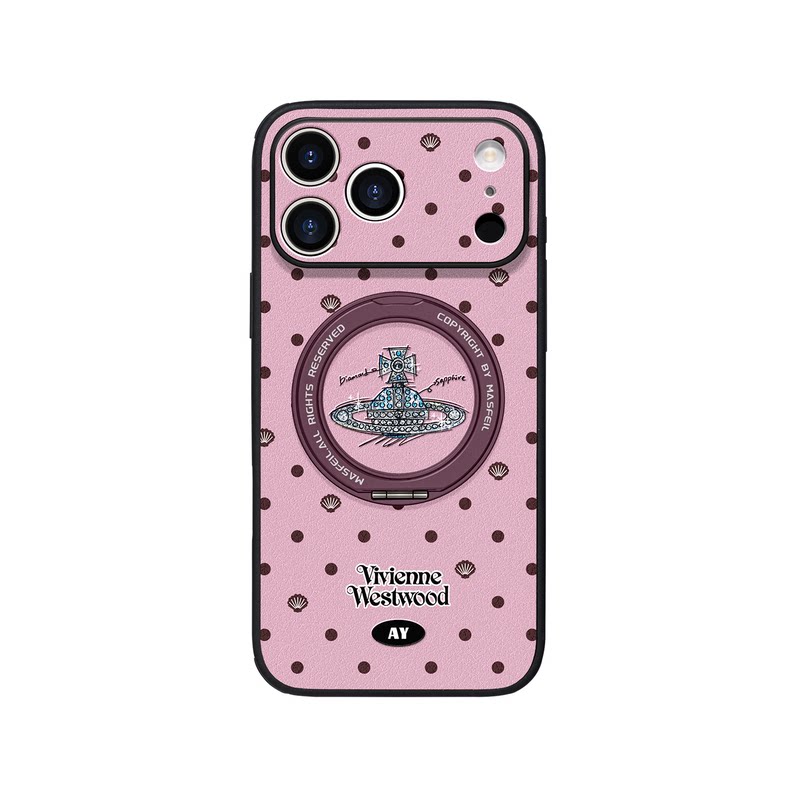 ANGYING × 贝壳土星适用iPhone18Promax手机壳Ho5新款ip16磁吸带支架苹果17Pro支点套15全包13pm高级感