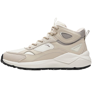 安踏女鞋加绒大棉鞋2026新款冬季女款皮面加厚休闲老爹鞋运动鞋女