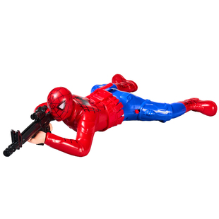 六一儿童礼物网红电动爬行士兵蜘蛛绿巨侠打枪声音非玩具抖音同款