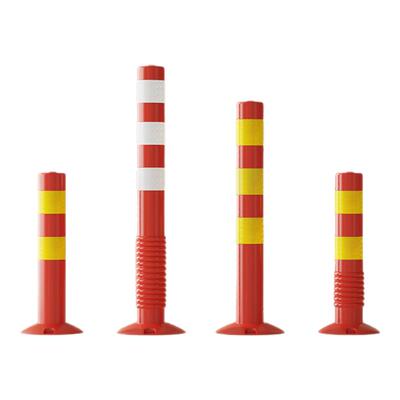 75CM塑料警示柱PU弹力防撞