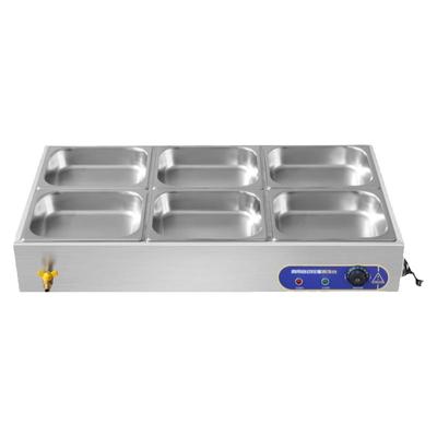 低浅型商用快餐保温台电加热台式