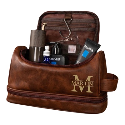 Men's Toiletry Bag定制男士洗漱包化妆包伴郎礼物男士周年纪念礼