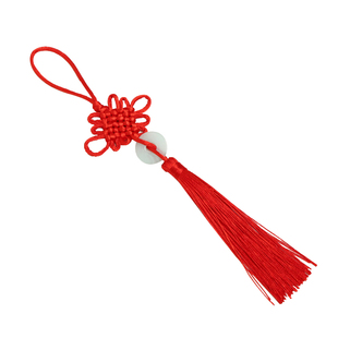 精致中国结小号挂件装饰春节过年喜庆用品平安扣小挂饰流苏穗子