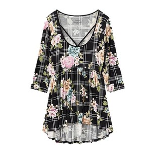 180斤200斤胸围120cm捡漏多多好品质大码女装重磅棉九分七分袖T恤