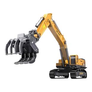 合金破碎机玩具儿童挖掘机男孩打桩凿石钻孔机玩具车抓木机工程车