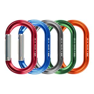 NTR耐特尔登山扣D型快挂小快挂丝扣钥匙扣环卡扣锁扣户外背包挂扣