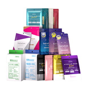 lululun面膜紧致正抗品皱抗官衰方老旗舰店美vc补水白去黄气暗沉