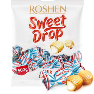 ROSHEN如胜丨SWEET-DROP滴滴香夹心奶糖果500g袋装零食结婚庆喜糖
