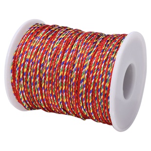 端午节五色线 diy手工编织成人儿童手链项链五色红绳吊坠串珠线材