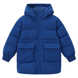 【2025秋冬】Petitbateau小帆船童装中长款加厚羽绒服A0GID