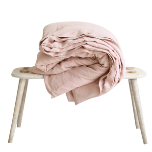 外贸款纯亚麻被套单件素色全麻质感柔软被罩1.8m床上用品冬暖夏凉