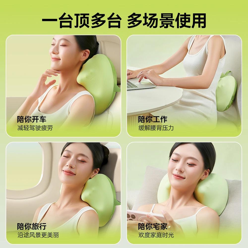 OES颈椎按摩器肩颈按摩仪头部腰部背部全身颈部按摩枕按摩头垫