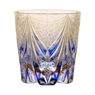 EVRA【千帆】江户切子水晶玻璃酒杯手工雕刻威士忌洋酒杯礼盒套装