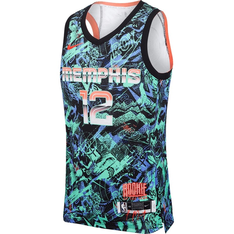 Nike孟菲斯灰熊队莫兰特SW球衣