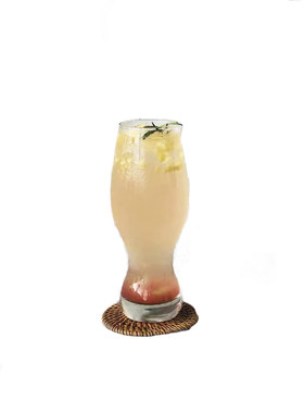 ins网红餐厅高脚气泡475ml玻璃杯