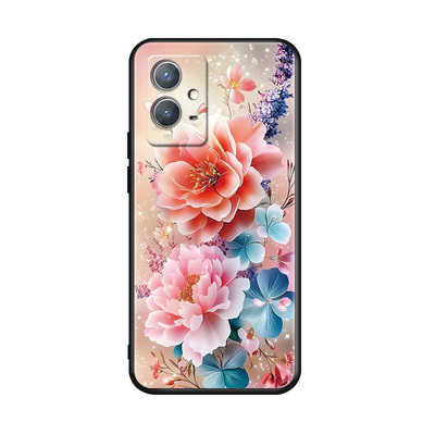 秋昊适用于vivoy33s手机壳iqOO u5e花卉v2197a春天V2197A保护套y33e唯美y52t好看y33s防摔IQOOu5e后壳vivoiq0