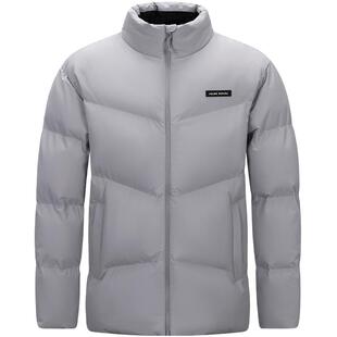 卡尔美保暖运动棉衣男冬季新款加厚体育生训练服外套仿羽绒棉大衣