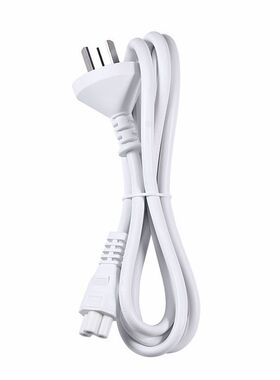 适用小熊电热烧水壶ZDH-A06H1家用便携式小型梅花接口电源线插头