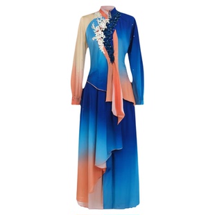 2025新款古典舞蹈演出服我的祖国斗笠舞同款胶州秧歌燕归巢表演服