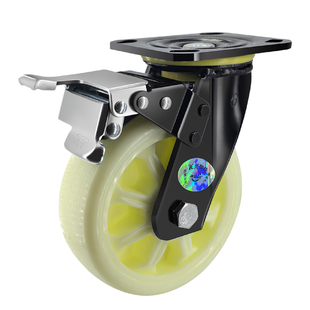 重型尼龙万向脚轮尼龙万向轮尼龙轮万向轮15加厚脚轮板瓦兴脚轮