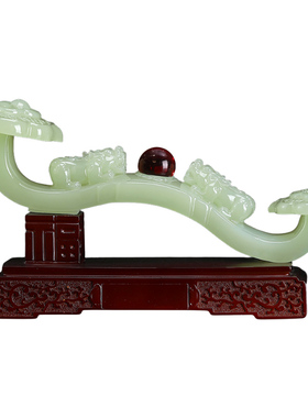 万事如意玉摆件公司开业新居礼物