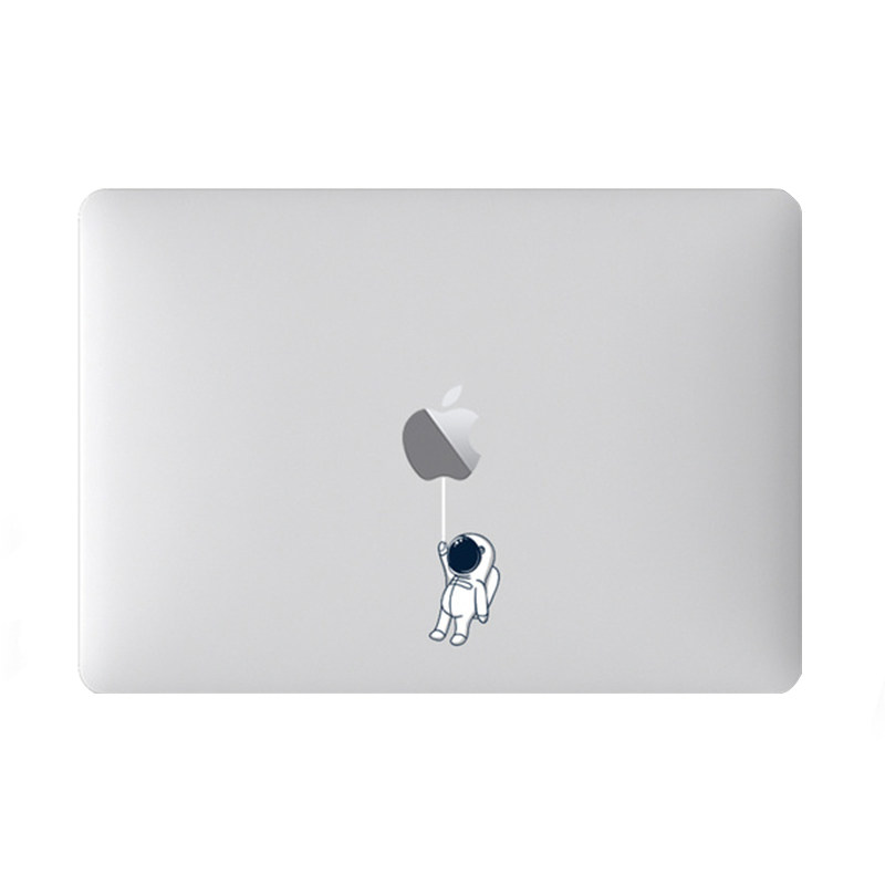 SkinAT适用苹果笔记本logo局部贴纸Macbook贴画Air15贴膜 Pro彩贴