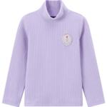 笛莎官方旗舰童装女童摇粒绒长袖t恤冬季新款儿童时尚保暖打底衣